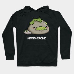 Moss-tache Funny Moustache Pun Hoodie